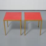 Pair of Comte End / Occasional Tables, Manner of Jean Michel Frank